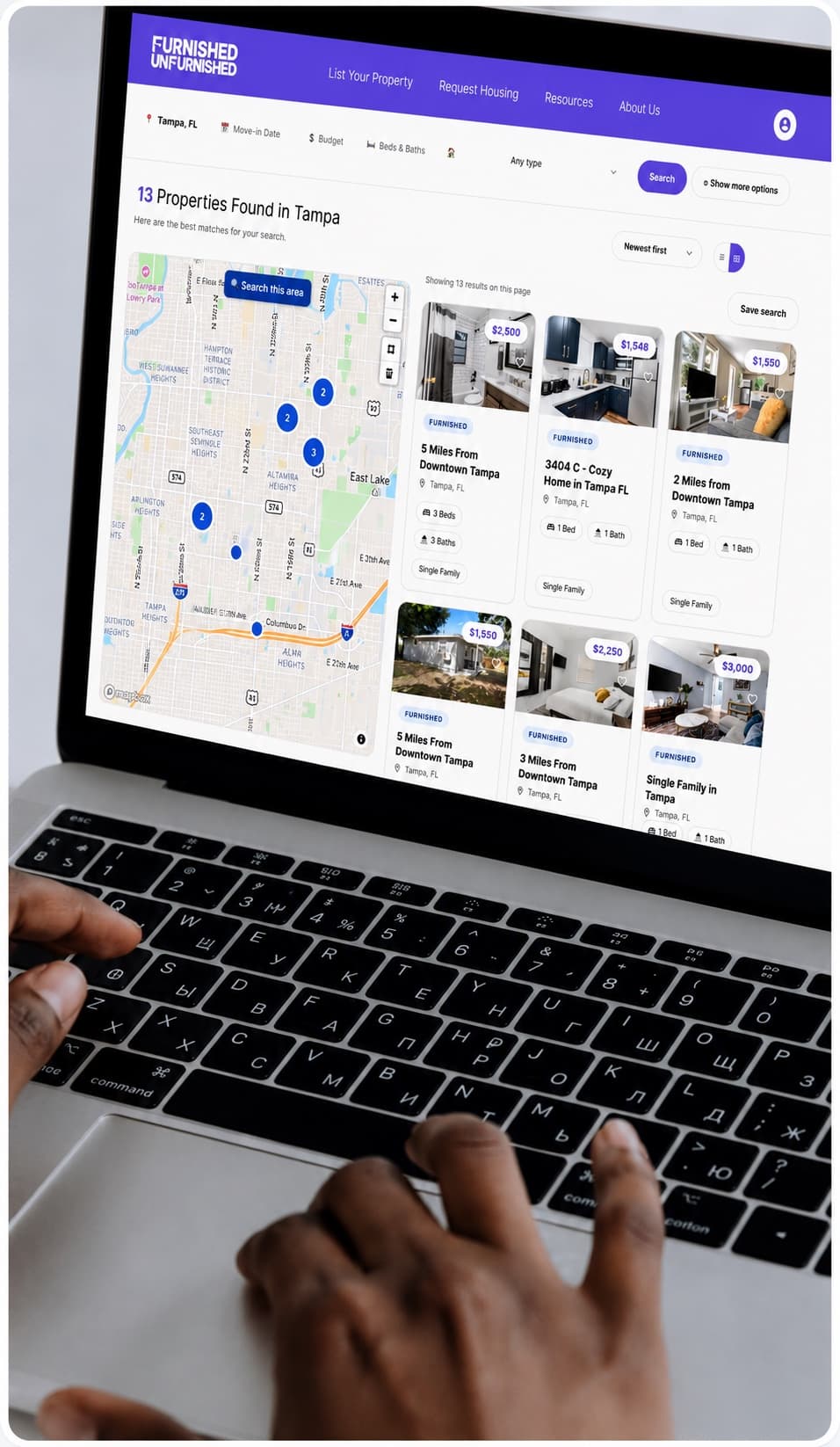 Tenant searching for verified mid-term rentals